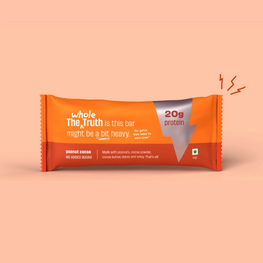 THE WHOLE TRUTH PEANUT COCOA PROTEIN BAR