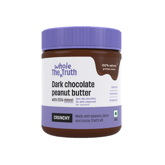 THE WHOLE TRUTH DARK CHOCOLATE PEANUT BUTTER CRUNCHY