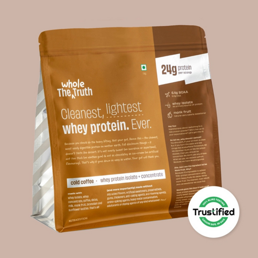 THE WHOLE TRUTH WHEY PROTEIN ISOLATE COLD COFFEE