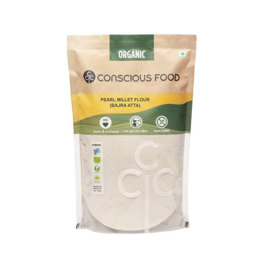 CONSCIOUS FOOD ORGANIC PEARL MILLET FLOUR (BAJRA ATTA)