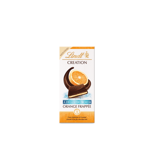 Lindt Creation Orange Frappée Milk Chocolate with Orange Cream Filling