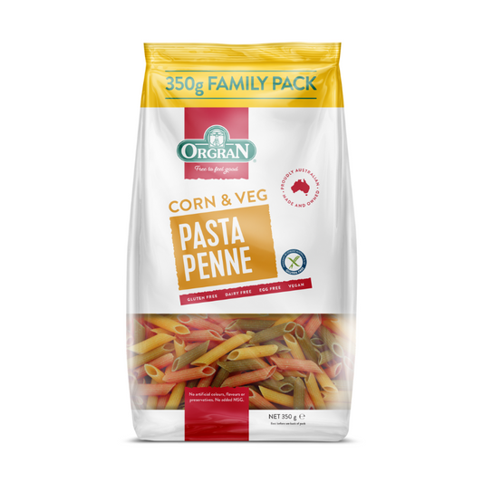 ORGRAN CORN & VEG PENNE PASTA (GLUTEN FREE)