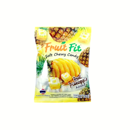 FRUIT FIT PINEAPPLE SOFT CHEWY CANDY (🇹🇭)