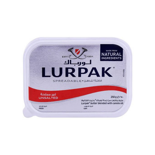 Lurpak Unsalted Spreadable Butter Tub – Danish Butter