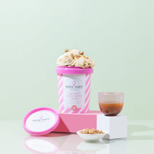 Minus 30 Butterscotch Vegan Ice Cream Tub – Sugar Free