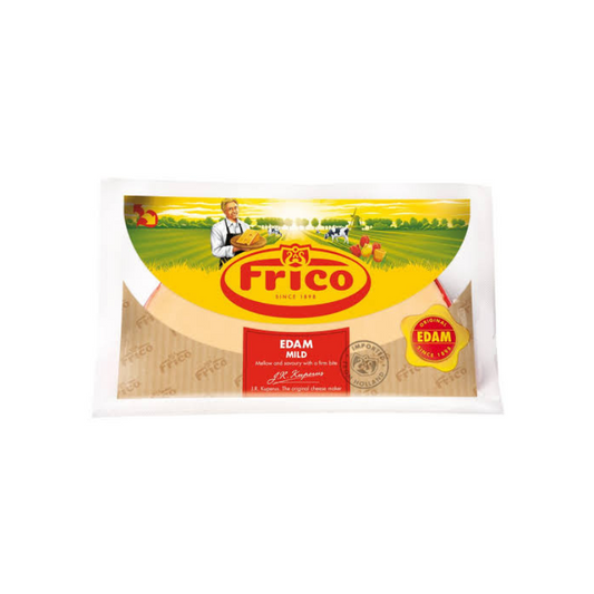Frico Mild Edam Cheese Block – Smooth Dutch Cheese for Snacking & Cooking