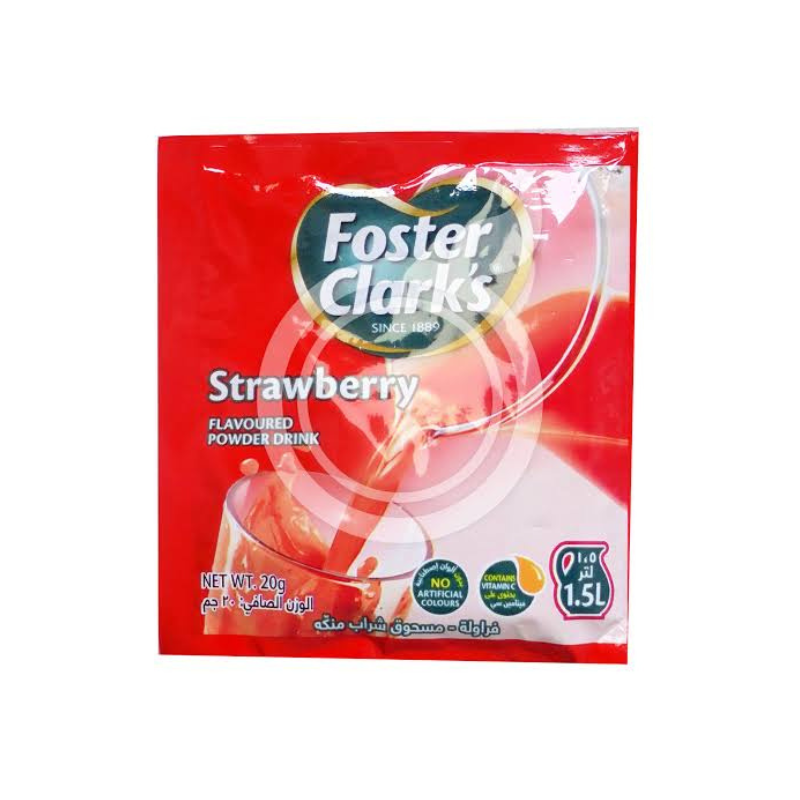FOSTER CLARK’S STRAWBERRY DRINK MIX