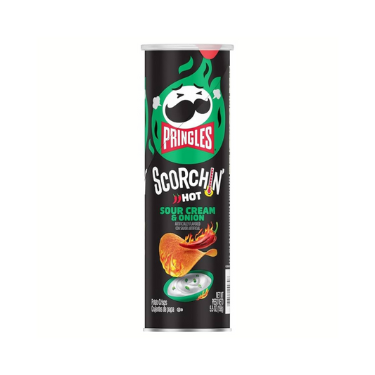 PRINGLES SCORCHING HOT SOUR CREAM & ONION