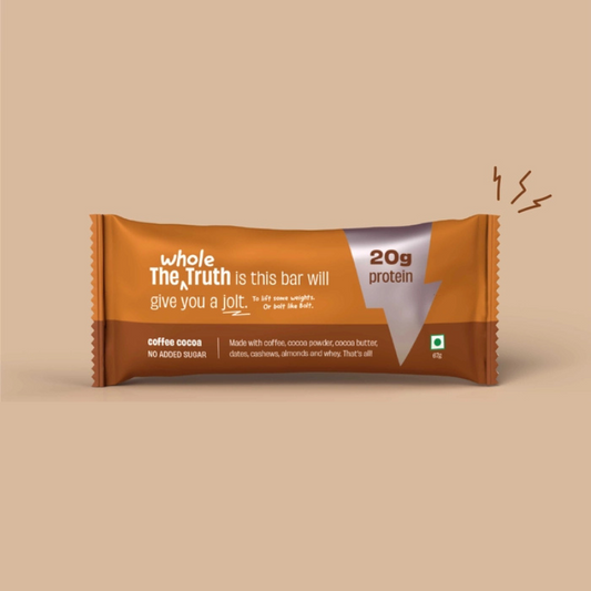 THE WHOLE TRUTH COFFEE COCOA PROTEIN BAR