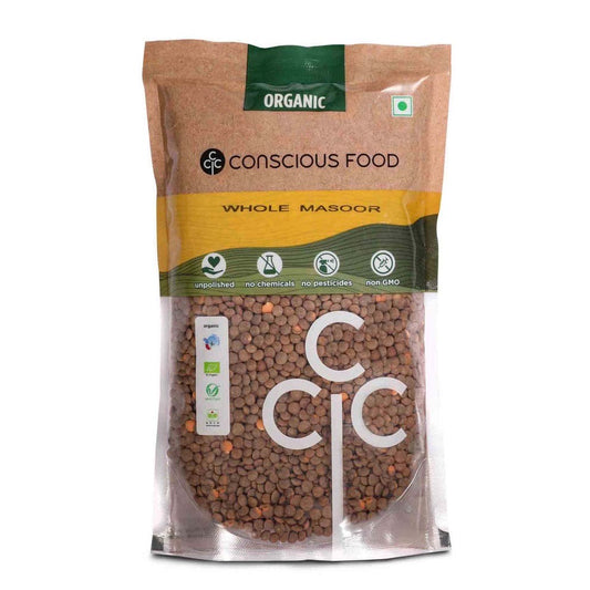 CONSCIOUS FOOD ORGANIC WHOLE RED LENTIL