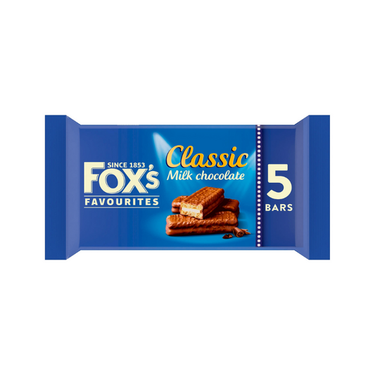 FOX’S CLASSIC MILK CHOCOLATE BARS