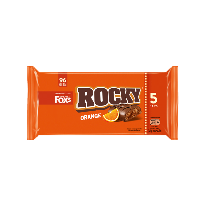 FOX'S ROCKY ORANGE BARS