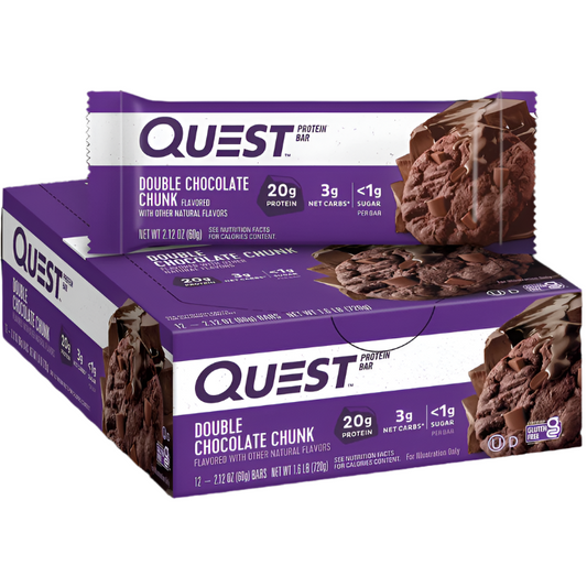 Quest Double Chocolate Chunk Protein Bar – Amiri Foods Mumbai