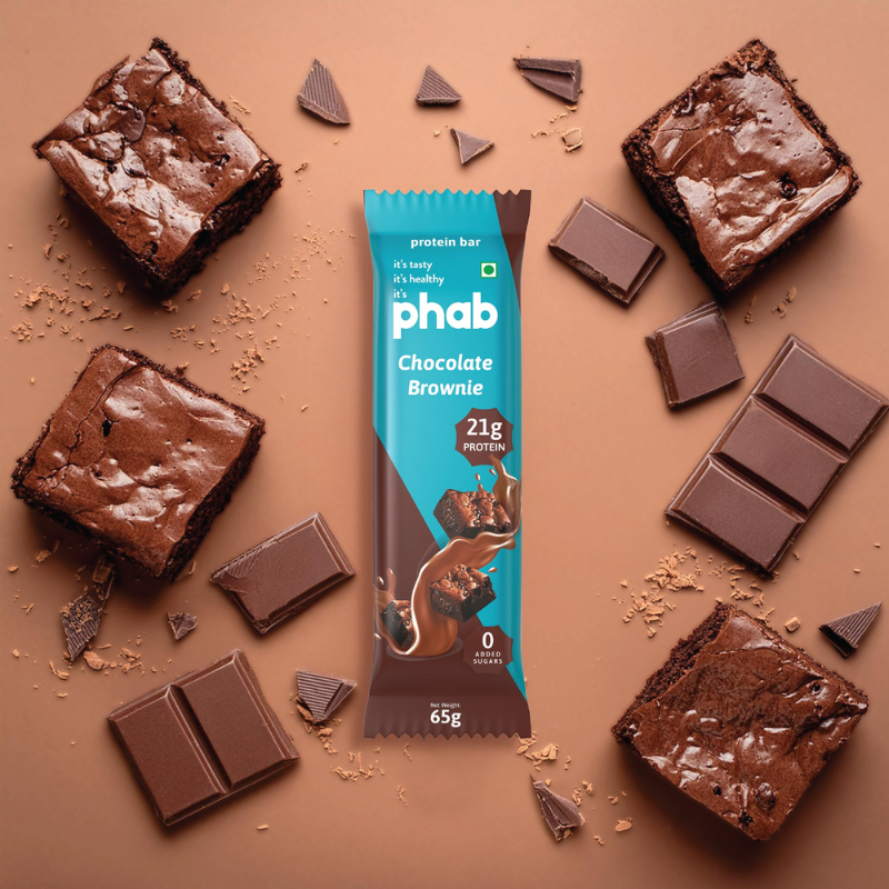 PHAB CHOCOLATE BROWNIE 21g PROTEIN BAR