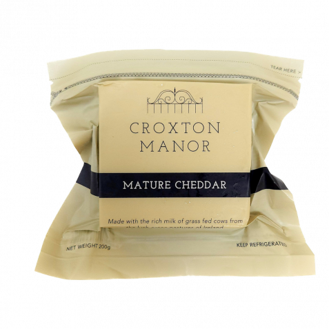 CROXTON MANOR MATURE CHEDDAR CHEESE BLOCK