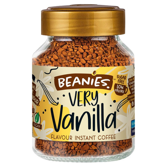 Beanies Very Vanilla Flavoured Coffee Jar – Amiri Foods Mumbai
