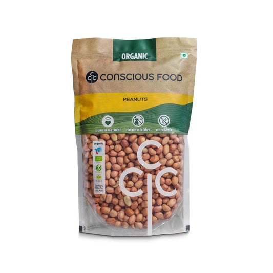 CONSCIOUS FOOD ORGANIC RAW PEANUTS