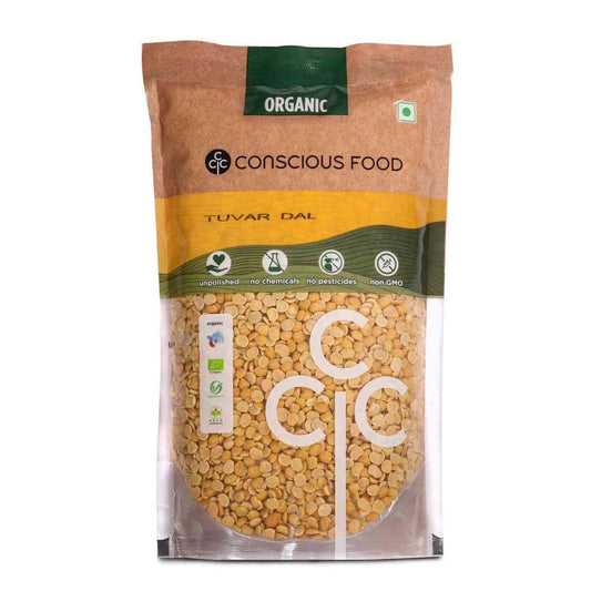 CONSCIOUS FOOD ORGANIC PIGEON PEA (TUVAR DAL)