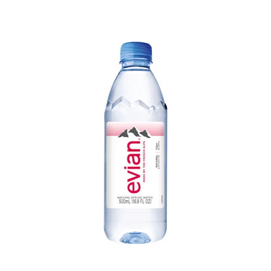 Evian 500ml Natural Mineral Water Bottle