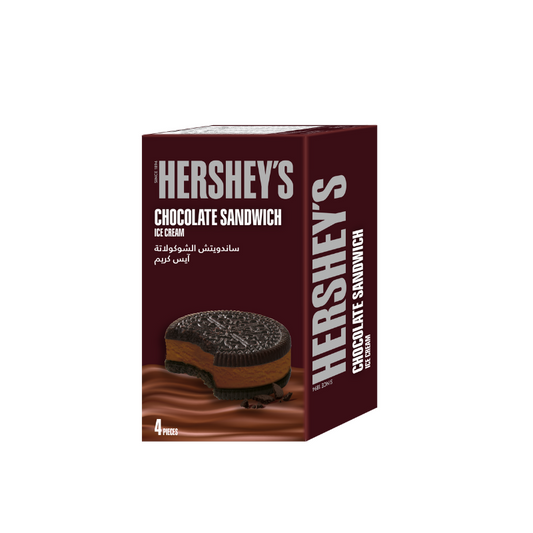 Hershey’s Chocolate Ice Cream Sandwich with rich cocoa layers