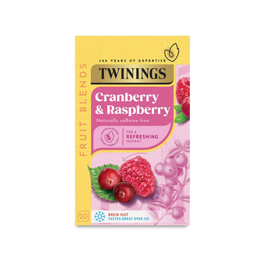 TWINNINGS HERBAL BLENDS CRANBERRY & RASPBERRY