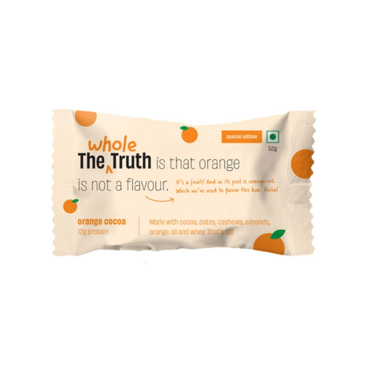 THE WHOLE TRUTH ORANGE COCOA PROTEIN BAR