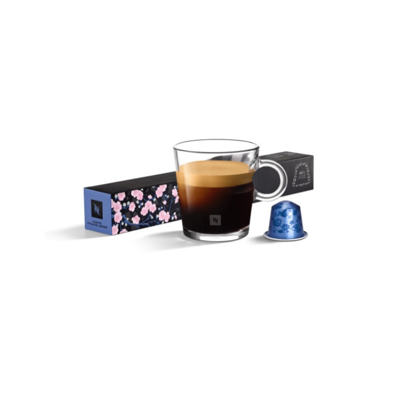 Nespresso Tokyo Vivalto Lungo – Floral & Delicate Lungo Coffee Pods
