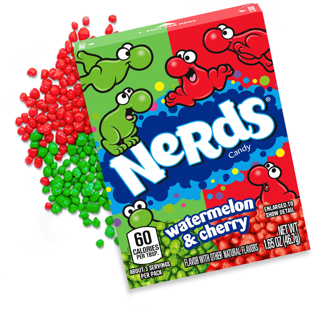 NERDS WATERMELON & CHERRY