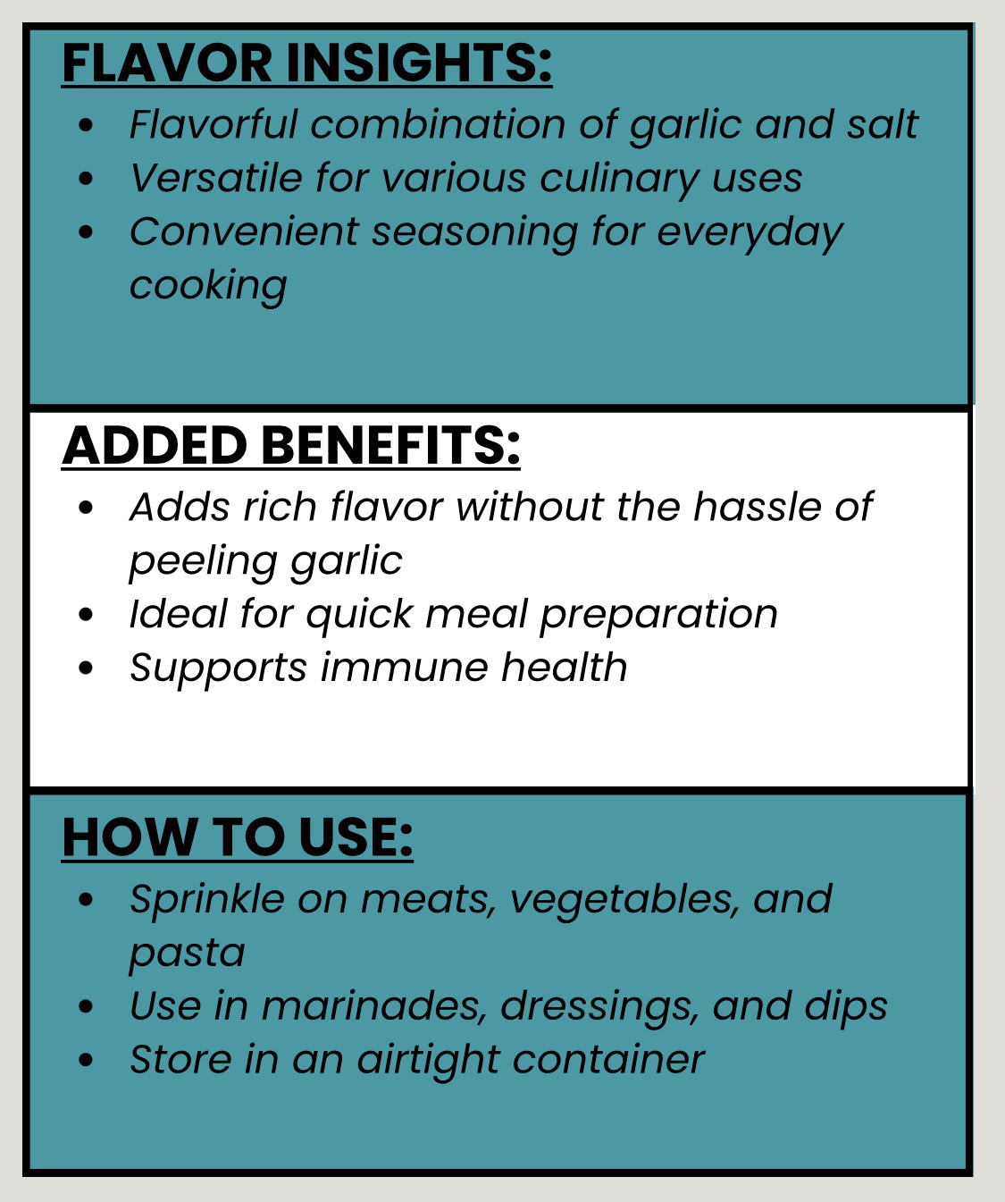 SPICE VAULT GARLIC SALT