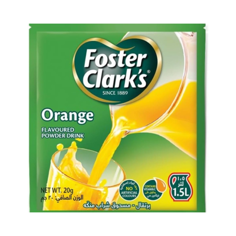 FOSTER CLARK’S ORANGE DRINK MIX