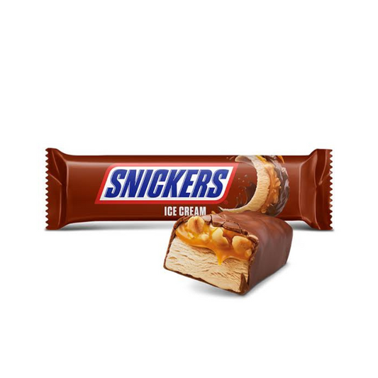 Snickers Ice Cream Bar – Peanut Caramel Chocolate Ice Cream

