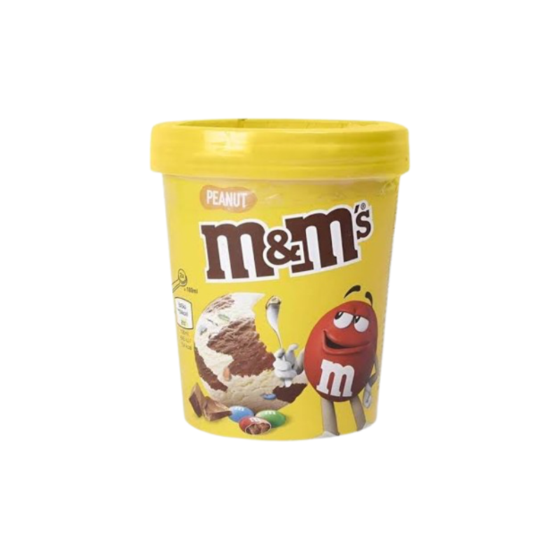 M&M’s Chocolate Candy Ice Cream Tub