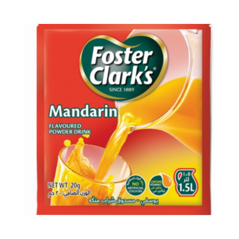 FOSTER CLARK’S MANDARIN DRINK MIX