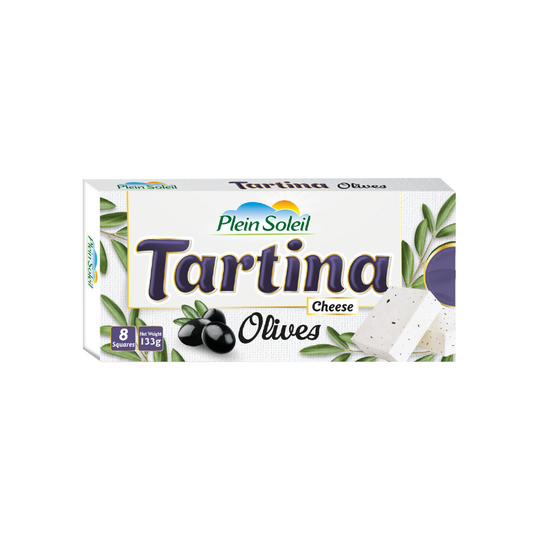 Plain Soleil Olives Tartina Cheese Squares – Cheese Cubes with Green Olives