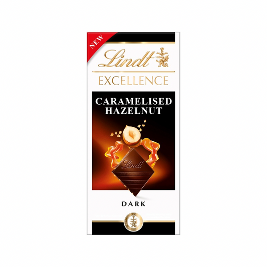 LINDT EXCELLENCE CARAMELISED HAZELNUT