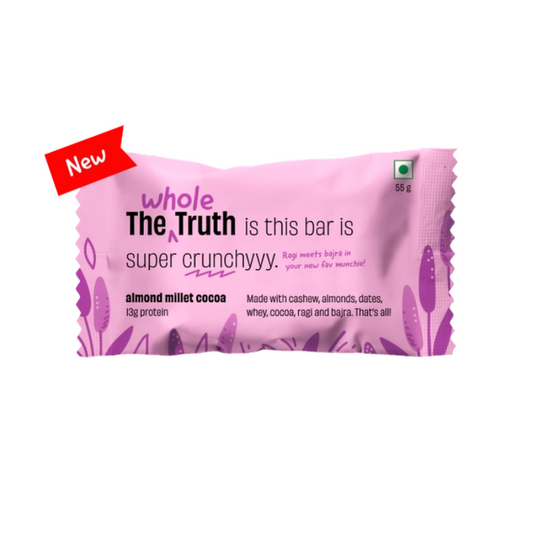 THE WHOLE TRUTH ALMOND MILLET COCOA PROTEIN BAR