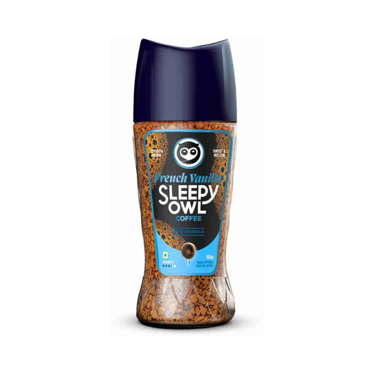 SLEEPY OWL FRENCH VANILLA INSTANT COFFEE POWDER