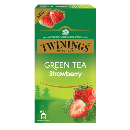 TWINNINGS GREEN TEA WITH STRAWBERRY