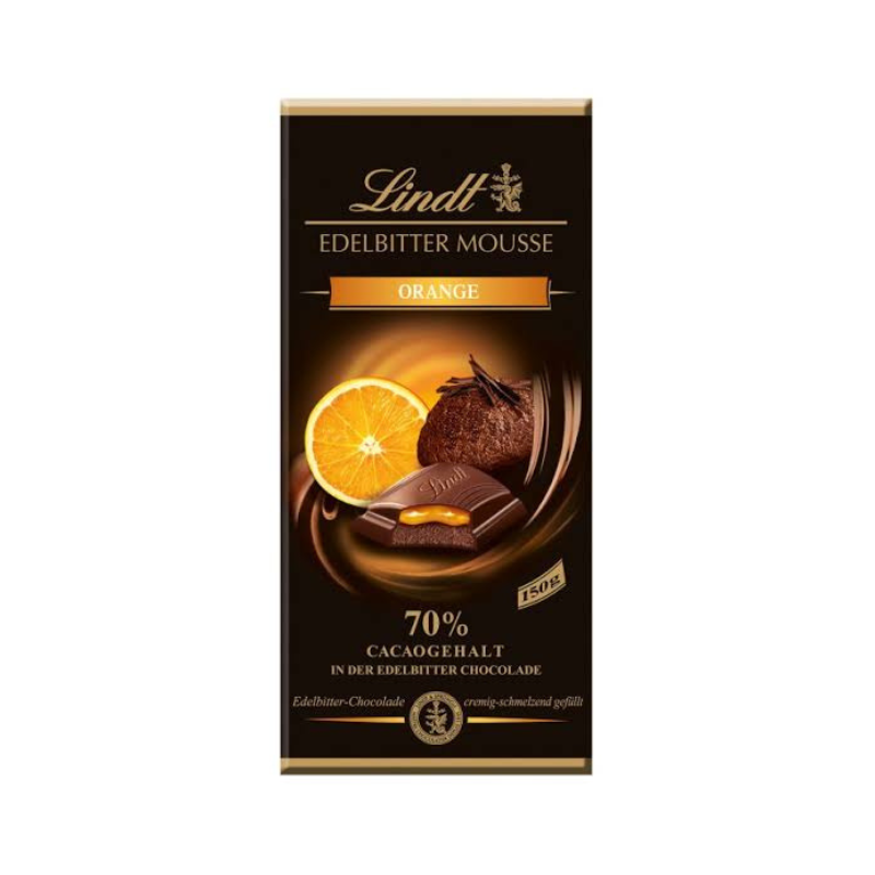 Lindt 70% Orange Mousse Dark Chocolate – Amiri Foods Mumbai