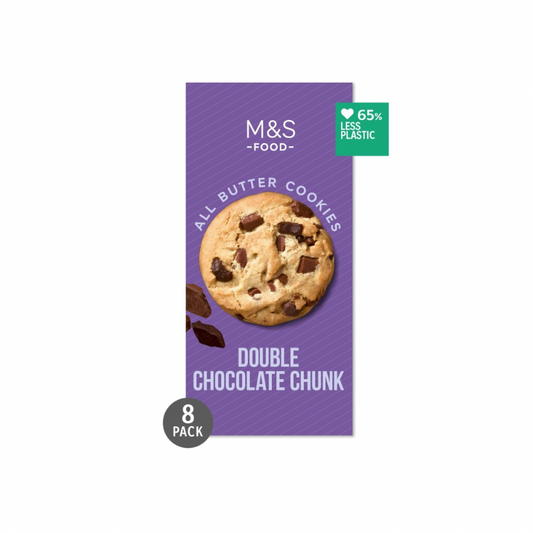 M&S DOUBLE CHOC CHUNK COOKIES