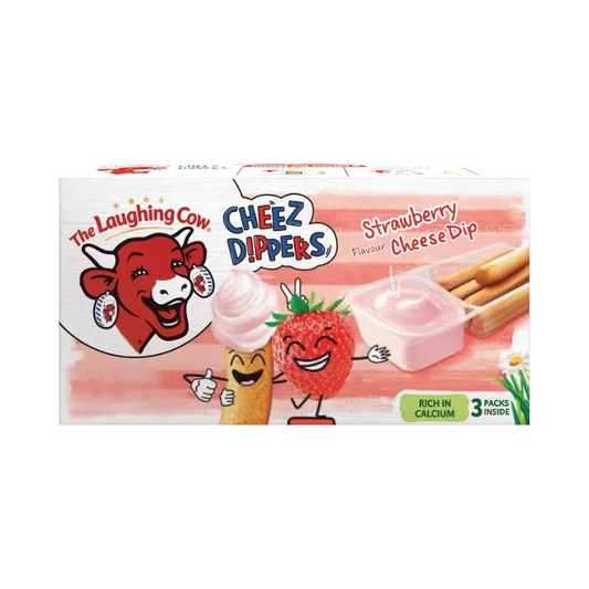 The Laughing Cow Strawberry Cheez Dippers – Cheese Snack with Strawberry Flavour