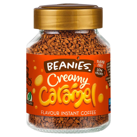Beanies Creamy Caramel Flavoured Coffee Jar – Amiri Foods Mumbai