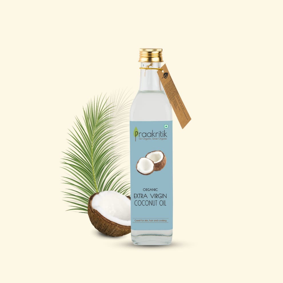 PRAAKRITIK ORGANIC EXTRA VIRGIN COCONUT OIL