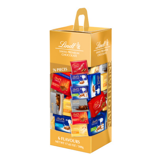 LINDT SWISS PREMIUM CHOCOLATE SQUARES