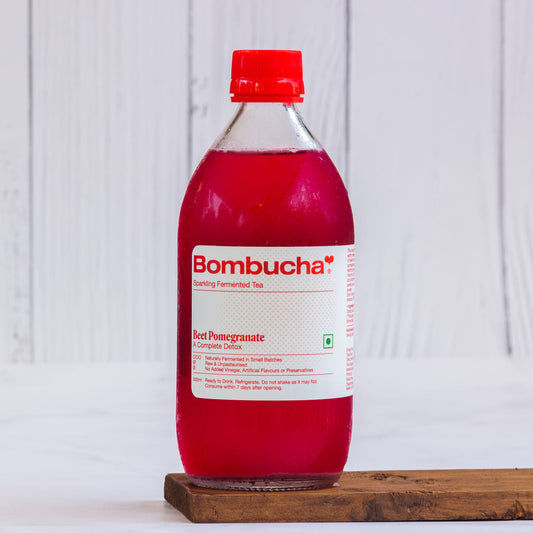 Bombucha Beet Pomegranate Fermented Drink Bottle