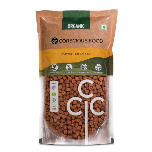 CONSCIOUS FOOD ORGANIC BENGAL GRAM (DESI CHANA)