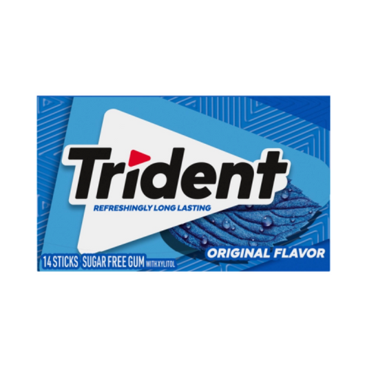 TRIDENT ORIGINAL SUGAR FREE GUM