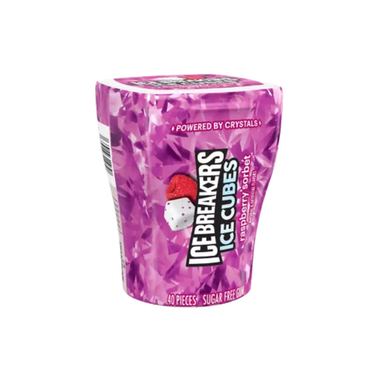 ICE CUBES RASPBERRY SORBET CHEWING GUM