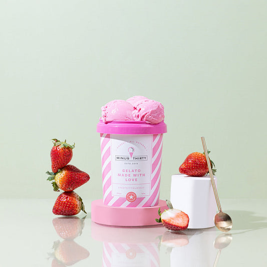 Minus 30 Vegan Strawberry Ice Cream Tub – Sugar Free