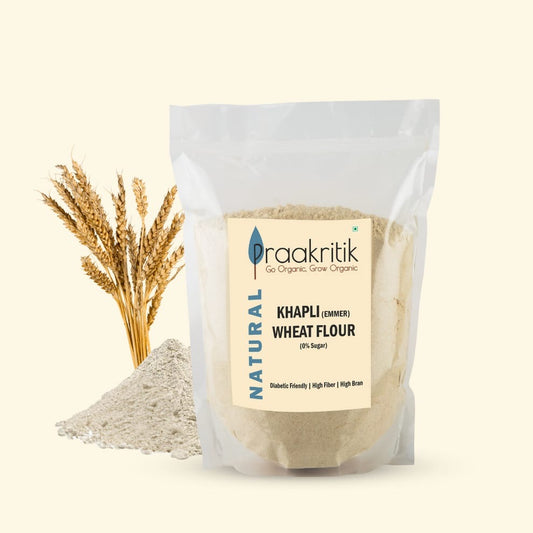 PRAAKRITIK ORGANIC KHAPLI (EMMER ) WHEAT FLOUR